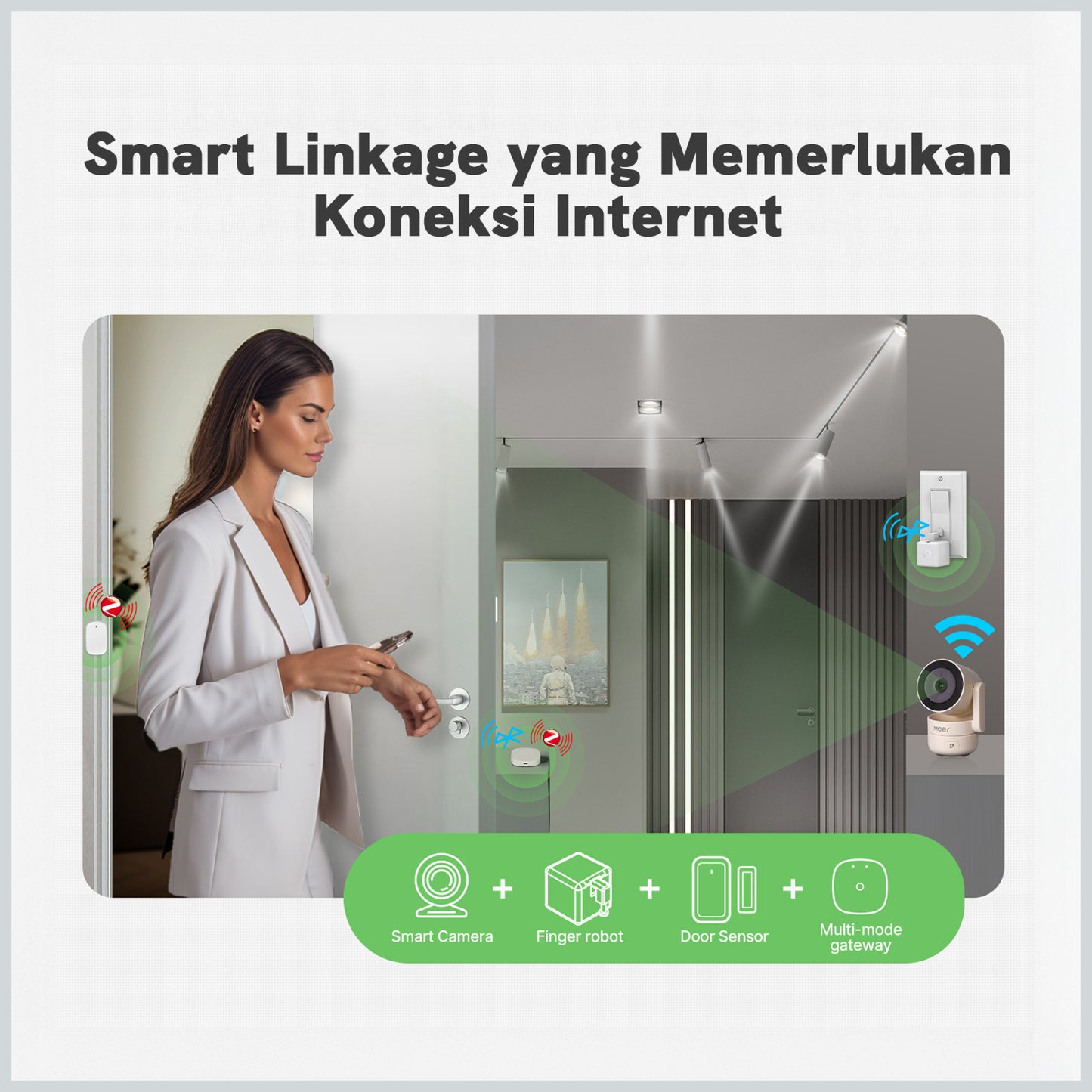 MOES Tuya ZigBee Bluetooth Smart Gateway Hub Type-C Home Automation Bridge