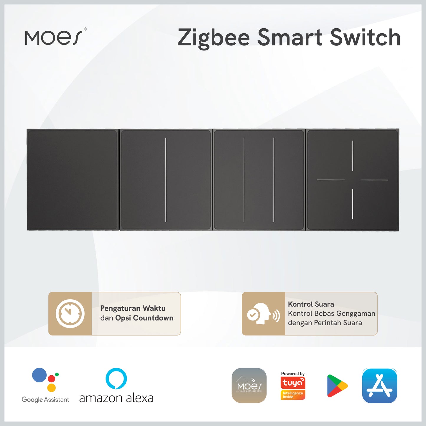Smart Switch Star Feather Series 4 Gang