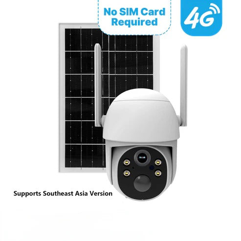4G Smart Vsim Solar Cellular Camera